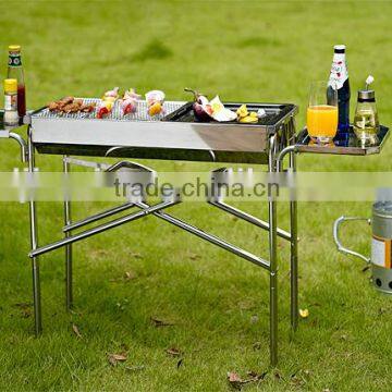 Outdoor 430 Stainless Steel Charcoal BBQ Grill photo-3