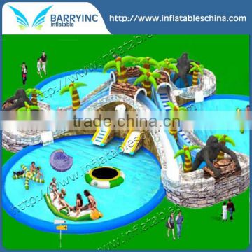 2016 hot inflatable adult toys amusement water park slide for sale