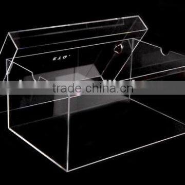 Acrylic Material clear acrylic shoe display box acrylic shoe box