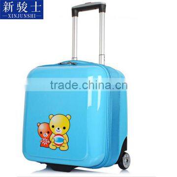 16 Inch Kid Cartoon Travel Suitcase Kids School Luggage Trolley Bag photo-3