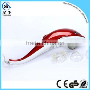 Electric infrared dual head dolphin massager