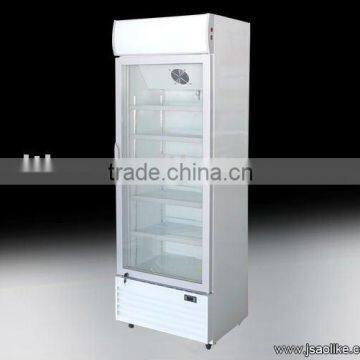 Upright display showcase, freezer for drink and beer