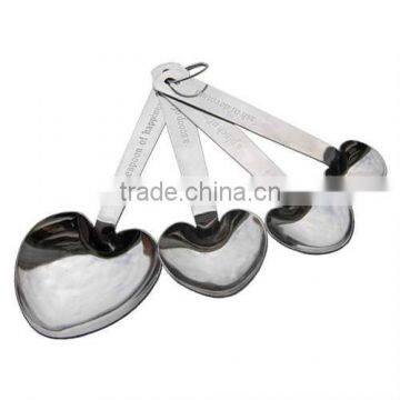 4pcs metal measuring spoon