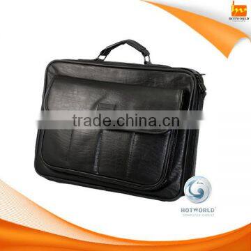 China factory black laptop briefcase pu laptop bag