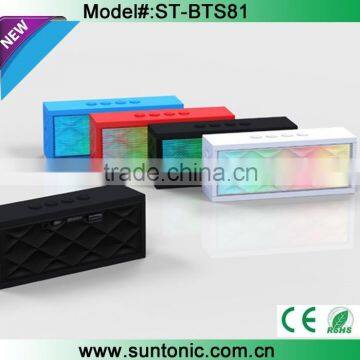 2015 New Release cube bluetooth speaker with led light