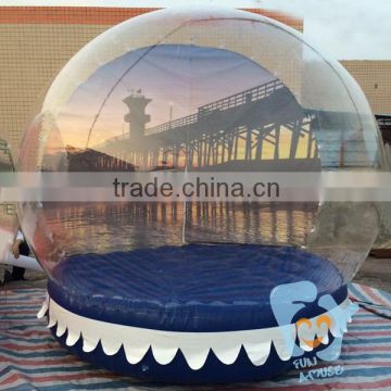 Outdoor Funny Inflatable Snow Globe for Holiday Events