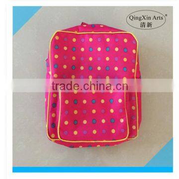 2015 New design beautiful 600D school bag