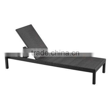 Anti-UV Plastic Rattan Sun Lounger Folding Beach Lounge Chairs                        
                                                Quality Choice