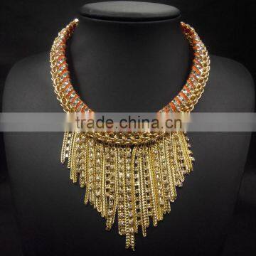 Water Drop Rhinestone Necklace For Women Choker Collar Necklace Fashion Jewelry photo-5