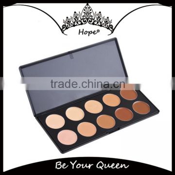 10Color Hot sale face high quality cream concealer palette