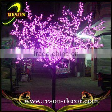 H:2.5m outdoor artificial led cherry tree light xmas tree