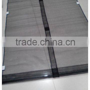 Fiberglass insect screen door curtain