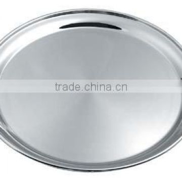 Stainless Steel Deluxe Round Tray.