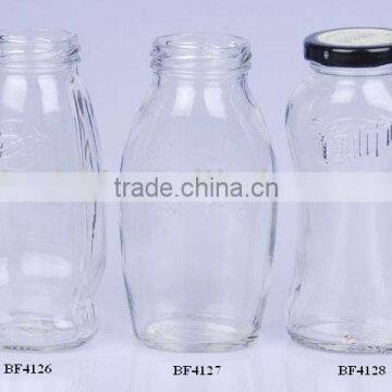 Glass jars for food