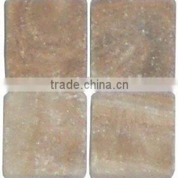 Square natural sandstone mosaic tile