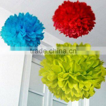 Wedding Party Home Birthday Tissue Paper Pom Poms Flower Ball Decor