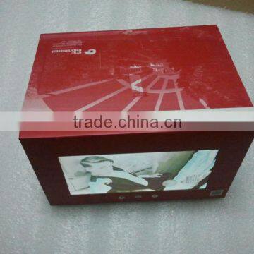 LCD video booklet, lcd tv book, lcd display brochures