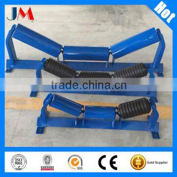 Q235 steel conveyor return roller brackets for copper mining JMS529