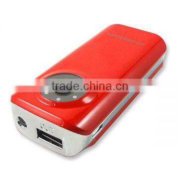 LED flashlight 4400mAh portable power bank for iPhone