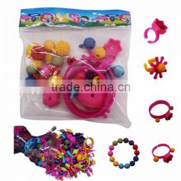 plastic pop beads,pop toys for gilr,fashion jewelry toys