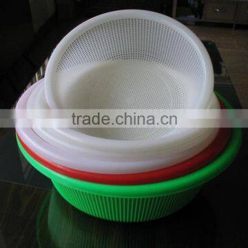 strong PE Rice Sieve/basket/plastic sieve/kitchen sieve