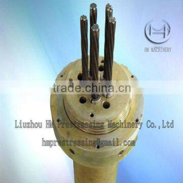 prestressed tie rod(tie bar) cable galvanized anchorage