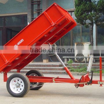 2014 New agriculture implements ,Wheel tralier,Tipping Tralier tractor attachment TL1000