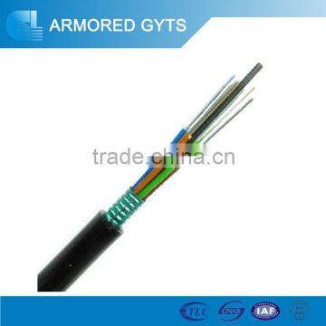 Singlemodel/Multimode Fiber Cable 12/24/96 Core Fiber Optic GYTS Cable