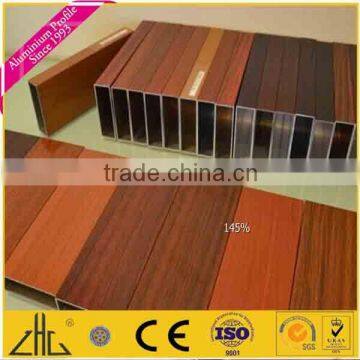 Anodized wood grain powder coating aluminium extrusion profile