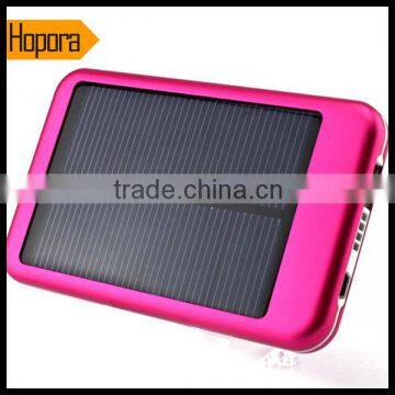 Dual USB Universal 5000mAh Solar Powered Mobile Phone Charger