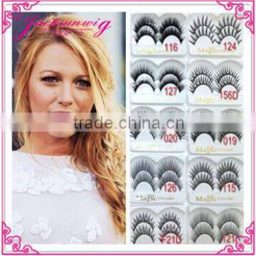 Polished tip professional synthetic strip eyelash