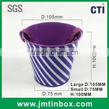 small tin toy metal bucket for Garden water