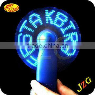 Battery-Operated Message Flashing Led Mini Fan Led Fan photo-2