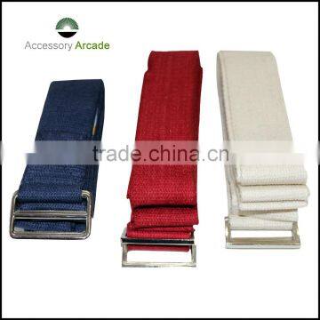 Cotton yoga belt 243.8 cm with private labeling