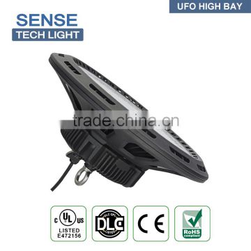 2016 AL6063 black high lumen 200w UFO led high bay light