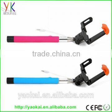 Monopod Selfie Stick easy button with custom audio, custom talking button