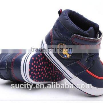 2014 elegant fabric newborn baby shoes like sport shoes design