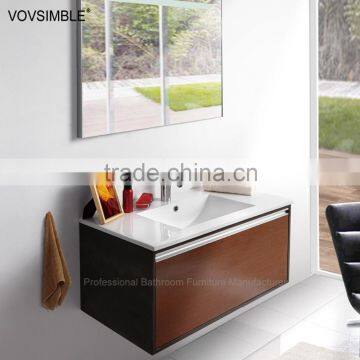 hanging wall wood bathroom furniture, mounted wall bathroom vanity cabinet