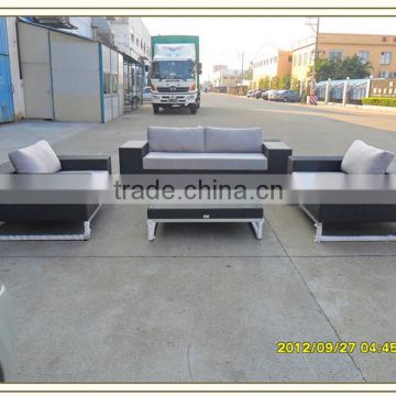 aluminum outdoor sofa/ wicker outdoor sofa/ rattan outdoor sofa (S4056)