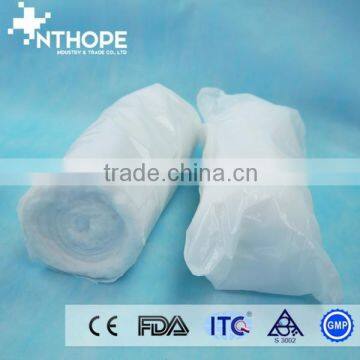 individual poly bag packing medical cotton rolls