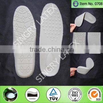 soft material latex foam disposable shoe insoles