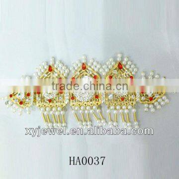 Wholesale hair accessories thailand hair ornaments handmade pearl hair decorations