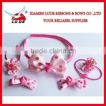 2015 Christmas ribbon printed ribbon hair bow ribbon hairband