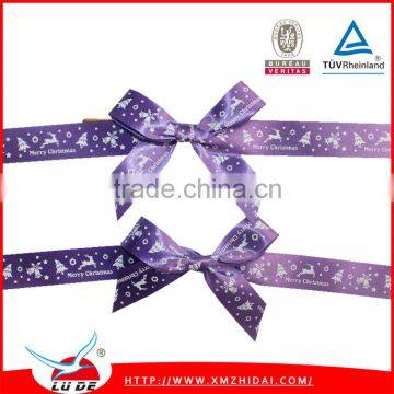 Custom Pattern and 100% Polyester Material Bow Ties Size Ribbon photo-4