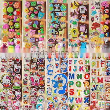 Cheap 3d foam number sticker wholesale