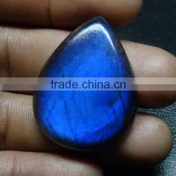 Blue Flashy Labradorite Pear Cut