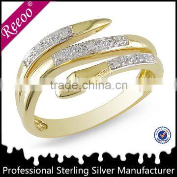 three stone anniversary ring,2014 gold top finger rings wholesale
