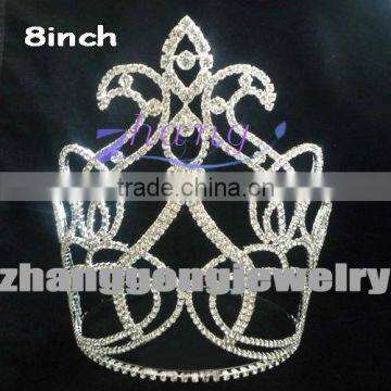 Beauty design rhinestone queen pageant crown