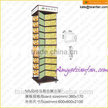 Rotating mosaic tile display stand MM045 mosaic display rack