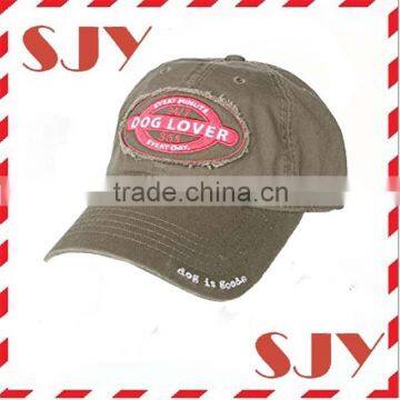 Custom 3d Embroidery 6 Panel Distressed Baseball Cap